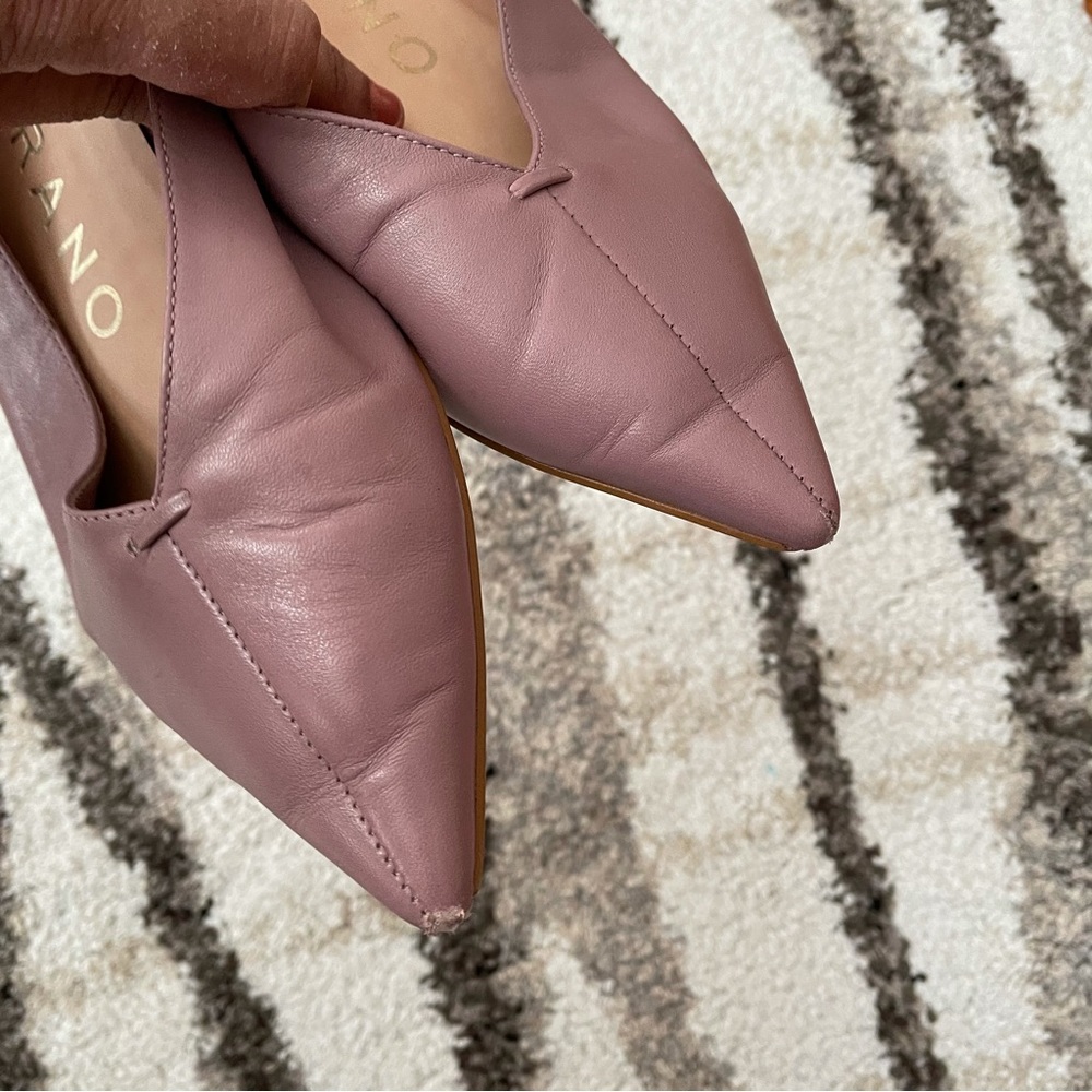 Carrano Lilac Pointed Toe Flats - image 7